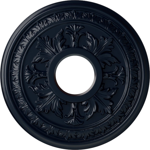 Ekena Millwork Baltimore Ceiling Medallion (Canopies up to 5 1/2"), 15 3/8"OD x 4 1/4"ID x 1 1/2"P, Midnight Dream CM15BAMDF - main